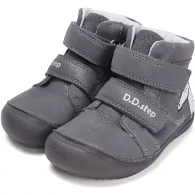   D.D.Step Barefoot Unikornis szürke fluoreszkáló kislány cipő