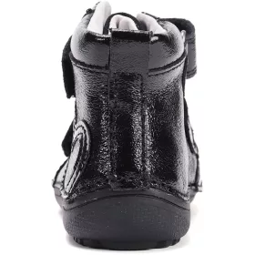 D.D.Step Barefoot Szíves fekete lány cipő
