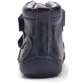 D.D.Step Barefoot Szíves éjkék kislány cipő