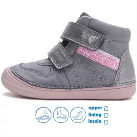 D.D.Step Szürke-rózsaszín lány cipő