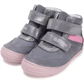 D.D.Step Szürke-rózsaszín lány cipő
