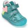 D.D.Step Szíves türkiz fluoreszkáló bélelt kislány cipő