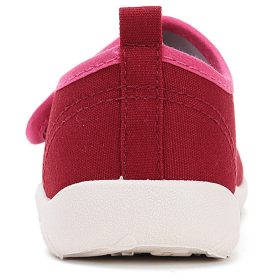   D.D.Step Barefoot Cicás piros kislány szobacipő/vászoncipő