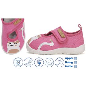   D.D.Step Barefoot Cicás rózsaszín kislány szobacipő/vászoncipő