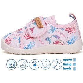   D.D.Step Barefoot Sellős rózsaszín kislány szobacipő/vászoncipő