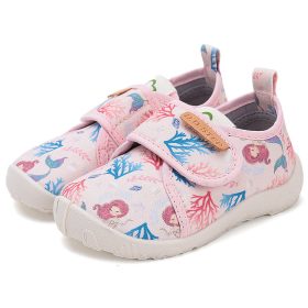   D.D.Step Barefoot Sellős rózsaszín kislány szobacipő/vászoncipő