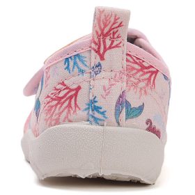   D.D.Step Barefoot Sellős rózsaszín kislány szobacipő/vászoncipő  