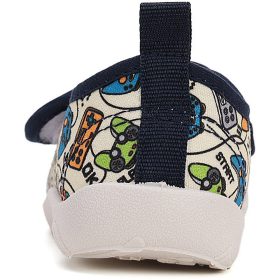   D.D.Step Barefoot Kontrolleres kisfiú szobacipő/vászoncipő  