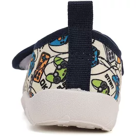   D.D.Step Barefoot Kontrolleres kisfiú szobacipő/vászoncipő