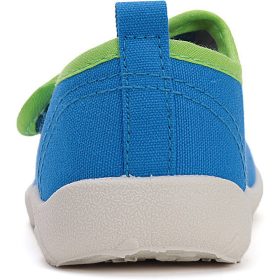   D.D.Step Barefoot Rókás kék kisfiú szobacipő/vászoncipő