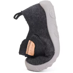   D.D.Step Barefoot Fókás szürke kislány szobacipő/vászoncipő