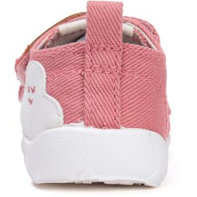   D.D.Step Barefoot Felhős púder kislány szobacipő/vászoncipő