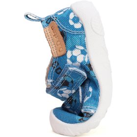 D.D.Step Barefoot Focis kék kisfiú szobacipő/vászoncipő