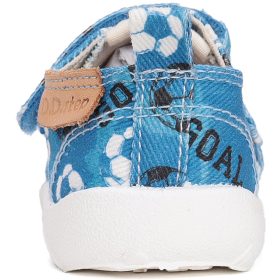 D.D.Step Barefoot Focis kék kisfiú szobacipő/vászoncipő