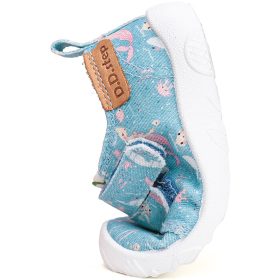   D.D.Step Barefoot Sellős világoskék kislány szobacipő/vászoncipő