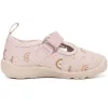 D.D.Step Barefoot Szivárványos rózsaszín kislány szobacipő/vászoncipő