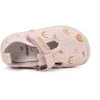 D.D.Step Barefoot Szivárványos rózsaszín kislány szobacipő/vászoncipő