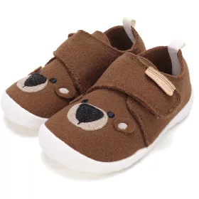   D.D.Step Barefoot Macis csokoládé kisfiú szobacipő/vászoncipő