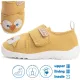D.D.Step Barefoot Baglyos mustár unisex szobacipő/vászoncipő