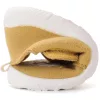 D.D.Step Barefoot Baglyos mustár unisex szobacipő/vászoncipő