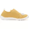 D.D.Step Barefoot Baglyos mustár unisex szobacipő/vászoncipő