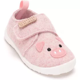   D.D.Step Barefoot Malacos rózsaszín kislány szobacipő/vászoncipő