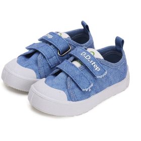 D.D.Step Égkék kisfiú vászoncipő