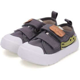 D.D.Step Krokodilos szürke kisfiú vászoncipő