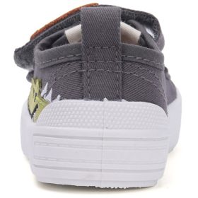 D.D.Step Krokodilos szürke kisfiú vászoncipő