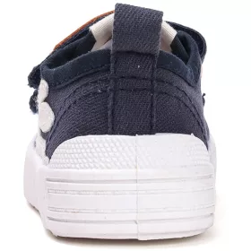 D.D.Step Nyuszis sötétkék kislány vászoncipő