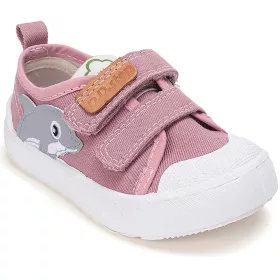 D.D.Step Delfines mályva kislány vászoncipő