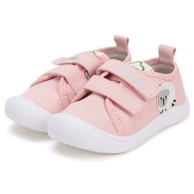 D.D.Step Bárányos rózsaszín kislány vászoncipő