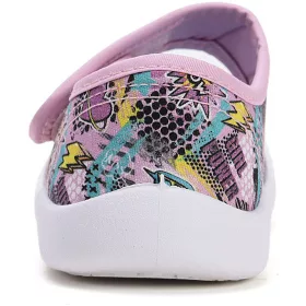 D.D.Step Feliratos kislány vászon félcipő