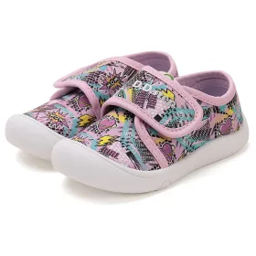 D.D.Step Feliratos kislány vászoncipő