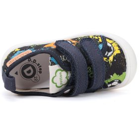 D.D.Step Focis éjkék kisfiú vászoncipő 