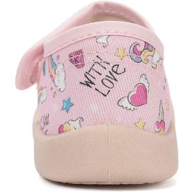 D.D.Step Unikornis rózsaszín kislány vászon félcipő