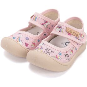 D.D.Step Unikornis rózsaszín kislány vászon félcipő