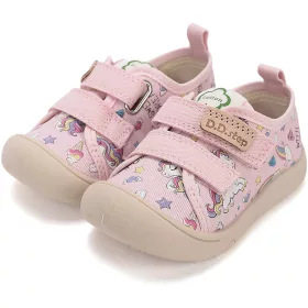 D.D.Step Unikornis rózsaszín kislány vászoncipő
