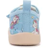D.D.Step Unikornis kék kislány vászoncipő