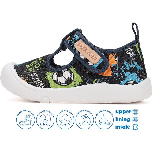 D.D.Step Focis kisfiú vászoncipő