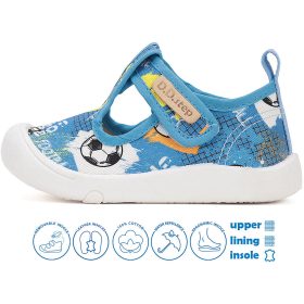 D.D.Step Focis kék kisfiú vászoncipő