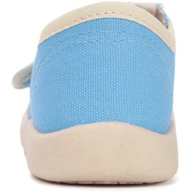 D.D.Step Békás kék kisfiú vászoncipő