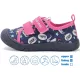 D.D.Step Unikornis sötétkék kislány vászoncipő