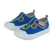 D.D.Step Békás kék baba vászoncipő