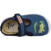 D.D.Step Barefoot Krokodilos kék baba vászoncipő