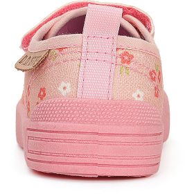 D.D.Step Virágos kislány vászoncipő