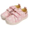 D.D.Step Barefoot Nyuszis rózsaszín kislány vászoncipő 
