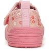 D.D.Step Virágos rózsaszín kislány vászoncipő