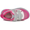 D.D.Step Pink-szürke kislány sportcipő