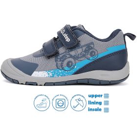 D.D.Step Monster Truck szürke-kék kisfiú cipő